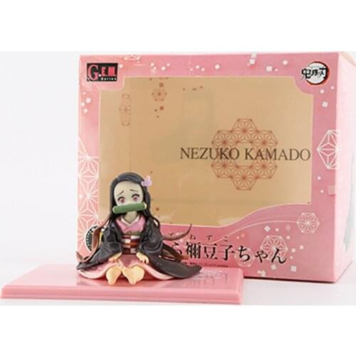 Demon Slayer Kimetsu no Yaiba Kamado Nezuko 1/12 Action Figure PVC Collection Model toys for christmas gift