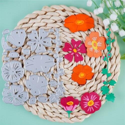 InLoveArts Flower Spring Leaf Metal Cutting Dies Stencil Scrapbooking Photo Album Card Paper Embossing Decorative Craft DIY 2021