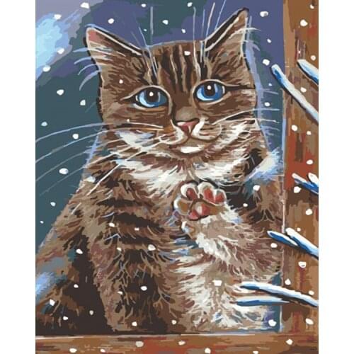 Love.Thanks Animal Daimond Painting Pet Cat Diamond Painting 5D New Arrivals Needlework Diamond Painting Full Drill New Arrivals