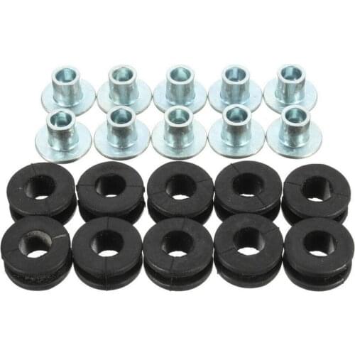 10 Pieces Of Motorcycle Rubber Washer Bolt Kit Valve Cushion Accessories For Honda For Suzuki CBR GSXR Ninja ZX YZF