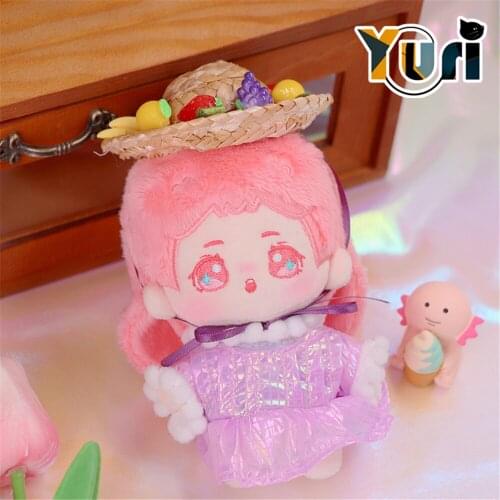 Limit Ice Lemon Happy Star Official Original 10cm Plush Doll Figure Toy Change Clothes Clothing Outfit Hat Cosplay Cute C Rua