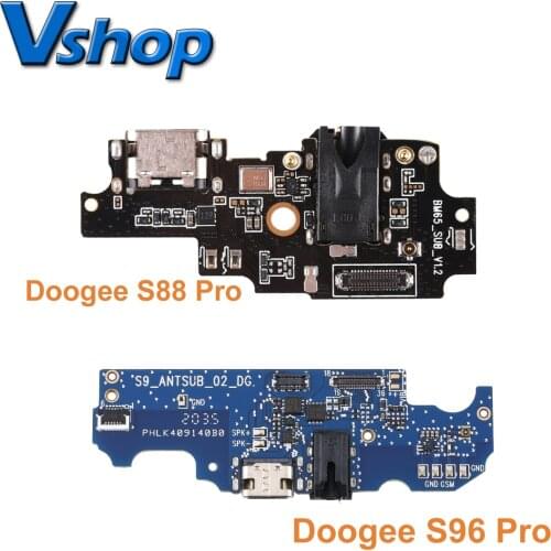 Original Doogee S88 Pro USB Charging Port Board for Doogee S96 Pro Mobile Phone Flex Cable Replacement USB Charger Dock