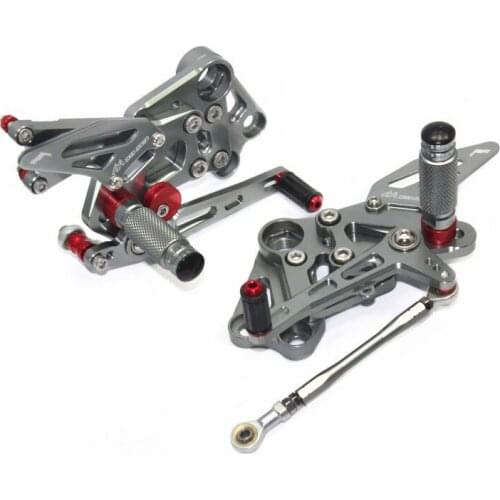 Motorcycle Footrests for KTM RC390 2018 2019 CNC Adjustable Foot Pegs Rider Rearsets Foot Rest Pedal for KTM 2018-2019