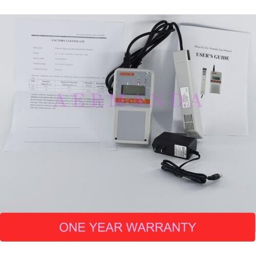 Portable 2 in 1 gas detector analyzer PGas-24 O2/CO2 Oxygen and Carbon dioxide Alarm Detector