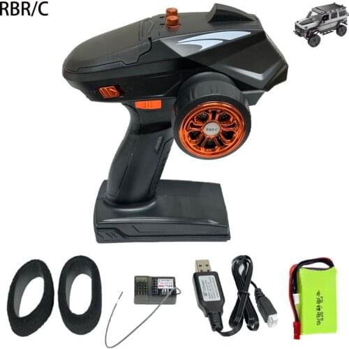 RBR/C X6R 2.4G 6-Channel Remote Control For MN86K MN86KS WPL D12 C34 MN D90 Q64 Q65 Off-Road RC Car Remote Control DIY Parts