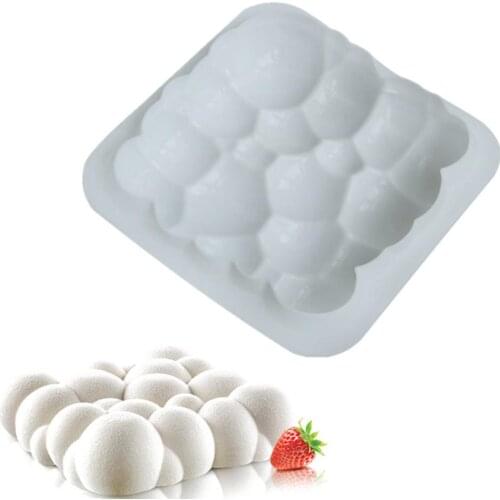 3D Irregular Cloud Design Silicone Cake Mold Jelly Pudding Chocolate Cookie Muffin Soap Mould DIY Moule Baking Tools