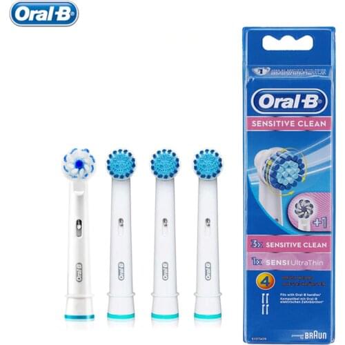 Oral B Sensitive Clean Electric Tooth Brush Heads Replacement Gum Care Sensi Ultra Thin Oralb Brush Heads Replaceable