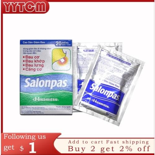 Vietnam Patchs Meridians Lumbar Pain Relief Back/Neck Muscular for joints Pain relieving Health Care 12pcs/bag