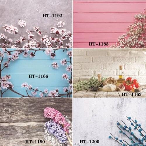 Vinyl Custom Photography Backdrops Wooden Planks Theme Photography Background #HT200215-05