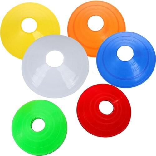 10Pcs Soccer Cones Saucer Football Cross Training Sports Space Marker Landmark for inline skating skateboard traffic parking new