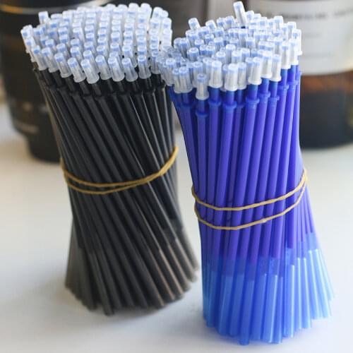10 pcs/lot 0.5 mm Conventional Pen Refill Gel Pen Signature Erasable Pen Escolar Papelaria School Office Supply Promotional