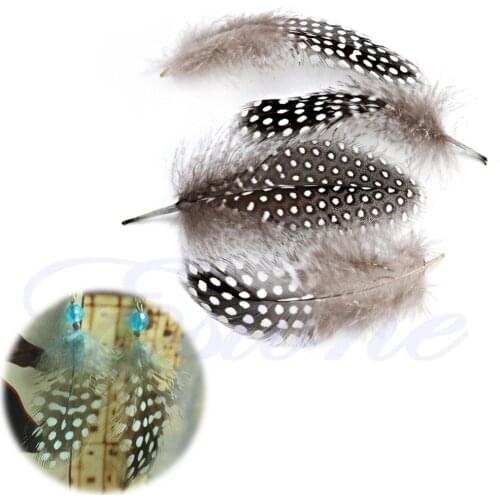50Pcs Speckle color Beautiful Natural Pheasant Feathers for Craft Sewing Costume Millinery DIY