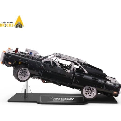 The Acrylic display stand for 42111 Technic Doms Dodge Charger toys building blocks(display stand only)