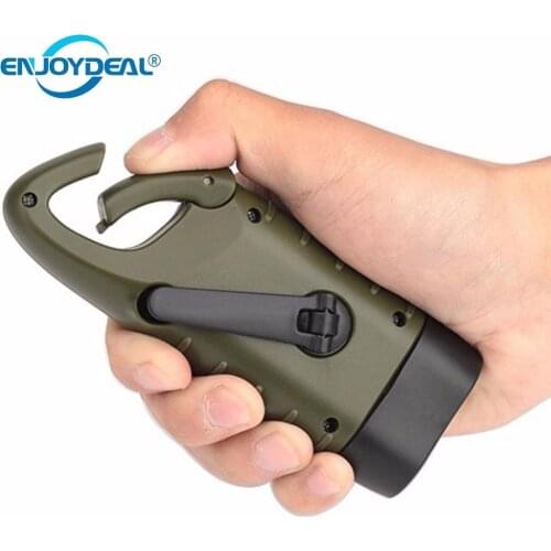 Lanterna Mini Emergency Hand crank Solar Flashlight Rechargeable LED Light Lamp Charging Powerful Torch Camping Light