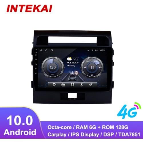 9"Android 10.0 Car Radio GPS Navigation autoradio multimedia player for Toyota Cruiser FJ 2007 2017 AC head unit stereo