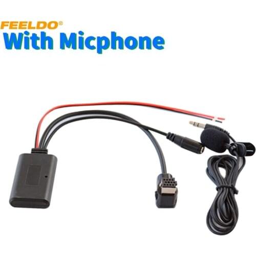 FEELDO Car Aux Audio Bluetooth Receiver Adapter For Pioneer P99 P01 Auto Stereo Aux Radio Module Bluetooth Cable #HQ6071