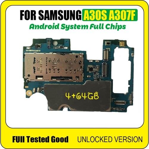 100% Unlocked Original Motherboard With Full Chips Android OS Logic board For Samsung Galaxy A307F Mainboard