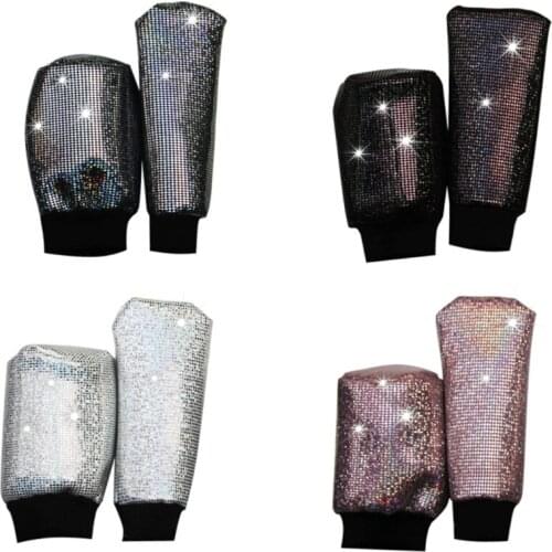 Blingbling Car Accessories Gear Shift Hand Brake Cover Set For Women Grils