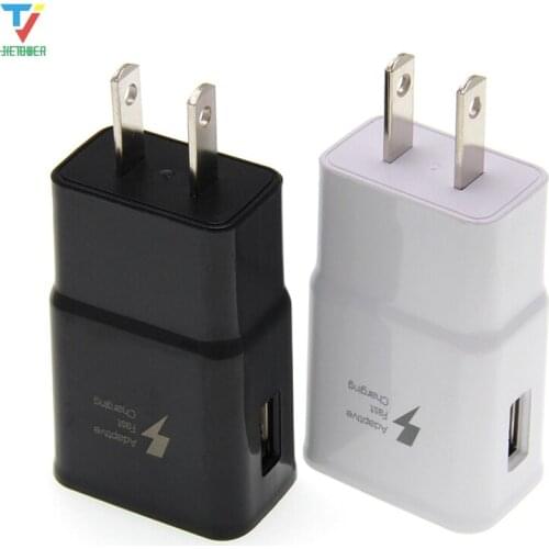 300pcs/lot Fast Charger For Samsung Galaxy S6 S7 edge s8 Plus Note4 5 A8 A9 Adaptive Quick Charge 2.0 EU US Plug usb charger