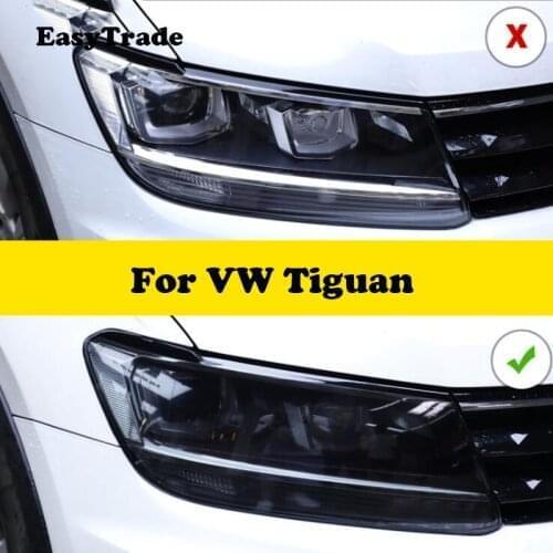 TPU Black Film Car Headlight Protective Film Anti-scratch Sticker For Volkswagen VW Touran 2004 2005 2006 2007-2016 2018 2020