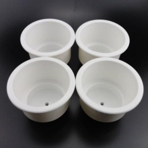 Stocking 4 PCS Black and white Boat Plastic Cup Drink Can Holder Boat Marine RV Universal