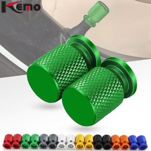For KAWASAKI Ninja 400 650 300 250 250R Ninja H2R ZX14R ZX10R ZX6R Z1000SX Motorcycle Vehicle Wheel Tire Valve Stem Caps Covers