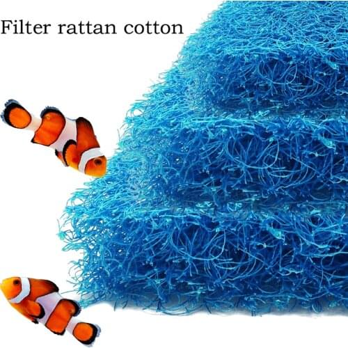 Fish Tank Filter Rattan Cotton Aquarium Biochemical Cotton Fish Pond Filter Material Culture Felt Fish Tank Thicken Encryption