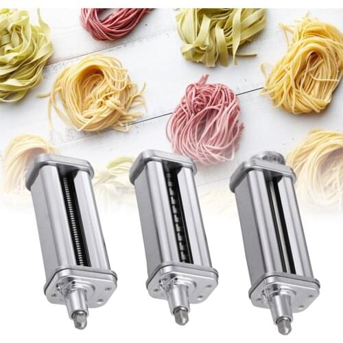 Noodle Makers Parts Kitchen Aid Pasta Food Processors For Kitchenaid Fettucine Cutter Roller Attachment For Stand Mixers 2020