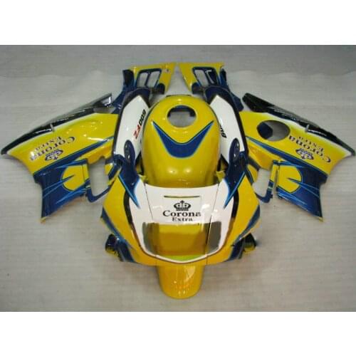 L36-Free screws+gifts for CBR600F2 91 92 93 94 CBR600 F2 1991 1992 1993 1994 ABS Yellow blue Fairings set
