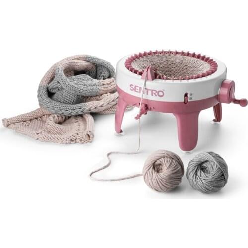 DIY Handmade Threader Sewing Wool Crochet Loom Knitting Accessory 22 Needle Adult Children Wool Scarf Hat Socks Knitting Machin