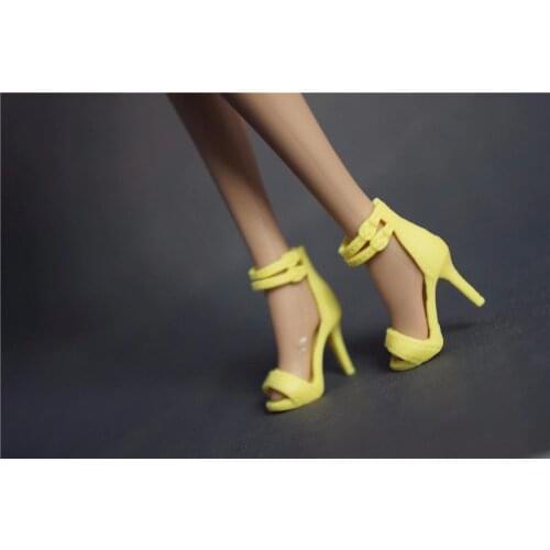 Original shoes for barbie Wardrobe Fashion Blurry beauty differe Singles Shoes Barbie Shoes Girl Princess doll accessories Toys