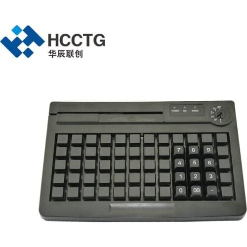 60 Keys Programmable Membrane POS Keyboard with USB+PS/2 Interface (KB60M)