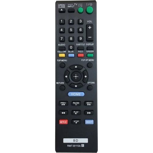 Remote control Replace FOR Sony Blu-Ray Player BDP-BX37 BDP-S1700ES BDP-S770