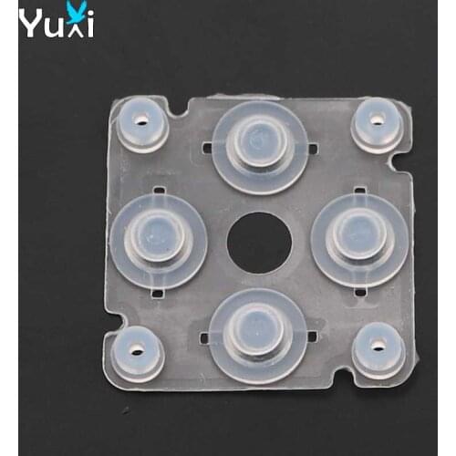 YuXi For Sony PlayStation PSP3000 PSP2000 Rubber Button Conductive For PSP 2000 3000 Left Cross Direction Rubber