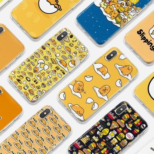Funny Cartoon Cute Egg Yolk Cover Soft Mobile Phone Shell For Iphone 12 11 Pro Max X XR 10 XS 6s 6 7 8 Plus SE 2020 Case Coque