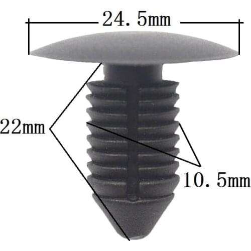 50 PCS Car Interior Trim Panel Roof Liner Engine Hood Cover insulation Cotton Fastener Rivet Fixed Clips For Ford