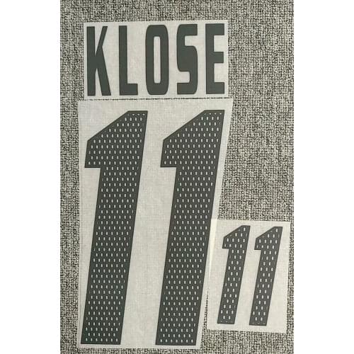 2002 #11 Klose Nameset Printing iron Transfer Badge