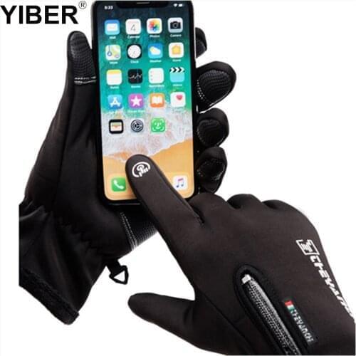 Winter Men Gloves Anti Slip Touchscreen Windproof waterproof Snowboard Gloves Thermal Warm Cycling Skiing Motorcycle Riding