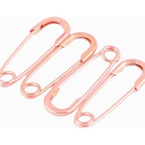 10pcs 40mm Rose gold pins Safety Pins Larger Safety Pins Kilt Pins Broochs letter Bar Pins Apparel Accessories DIY