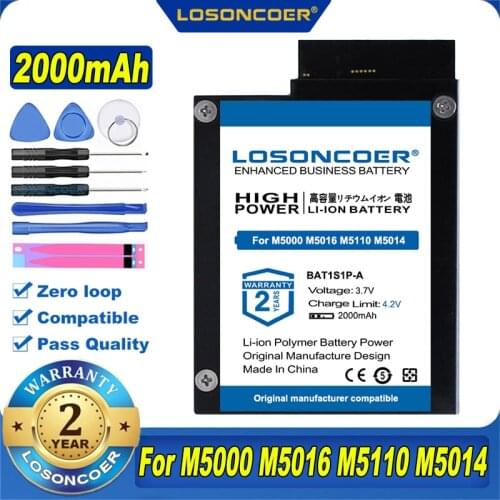 100% Original LOSONCOER NEW 2000mAh 81Y4491 For M5000 M5016 M5110 M5014 9261-8i Battery For SY23711160MA BAT1S1P-A IBBU09