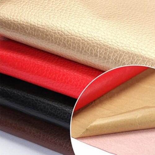 50x140cm Sofa Repaired PU Leather Patch Fabric Self Adhesive Sticker Artificial Leather Cushion Car Decor DIY Handmade Material
