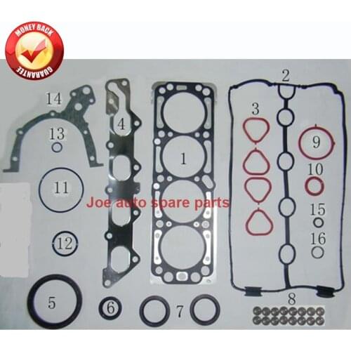 A16DMS F16D3 F14D3 Engine Full gasket set kit for Chevrolet AVEO KALOS LACETTI NUBIRA OPTRA AVEO CRUZE daeoo Nubira Lacetti 1.6L