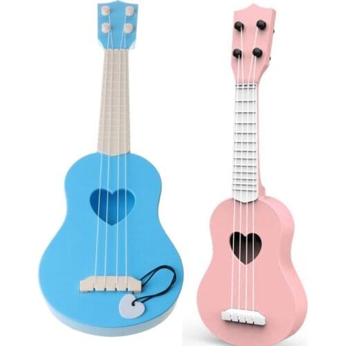 Acoustic Ukulele 4 Strings Small Guitar Children Playable Simulation Musical Instrument Baby Interest Cultivation Toy
