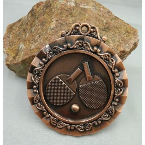 Table Tennis School Sports Medal Unique Gift Coin Russia Metal Crafts Russian Language Souvenirs Album For Coins Charm 2021