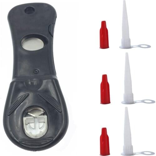 Free Shipping SILICONE TUBE SNIPS Cartridge Knife Cutting Tip Toners & Laser Cartridges and 3pcs Cartridge Sealant EU3 Nozzle