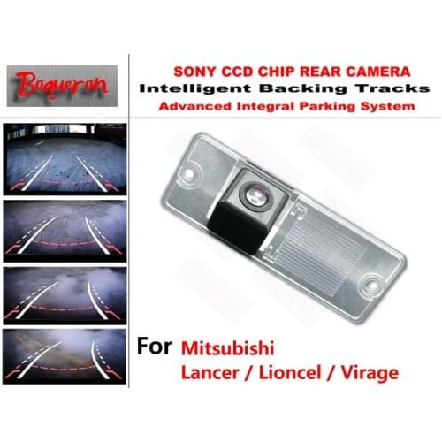 For Mitsubishi Lancer / Lancer Lioncel Virage CCD Car Backup Parking Camera Intelligent Tracks Dynamic Guidance Rear View Camera