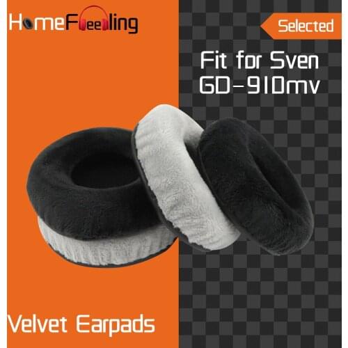 Homefeeling Earpads for Sven GD 910MV Headphones Earpad Cushions Covers Velvet Ear Pad Replacement