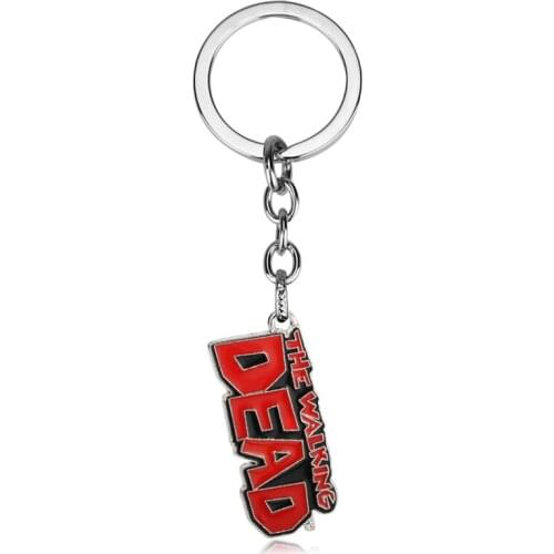 Dongsheng Movie Game Gifts The Walking Dead Keychain Key Rings Holder For Gift Chaveiro Car Key Chain Jewelry Men Souvenir 1pcs