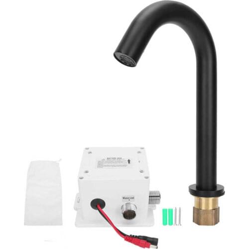G1/2Inch Automatic Sensor Faucet Copper Vertical Washbasin Tap Kitchen Sink Faucet Kitchen Hardware