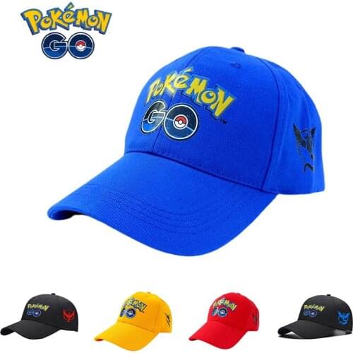 Pokemon Pikachu Anime Cartoon Baseball Cap Men and Women Hip Hop Dad Mesh Hat Sun Caps Fishing Hat Snapback Cotton Free Shipping